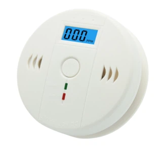 3 * 1,5 V AA-Batterien Heim-Kohlenmonoxid-CO-Gasleckdetektor mit LCD-Display